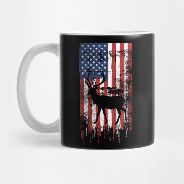 American Flag Deer Hunting by S-Log